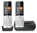 Gigaset COMFORT 500A duo stříbrno-černá / Bezdrátový telefon / se záznamníkem / DECT / 2 sluchátka (L36852-H3023-B101)