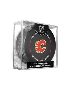 Inglasco / Sherwood Puk Calgary Flames NHL Official Game Puck 2024-2025