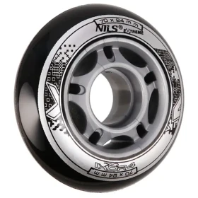 NILS Extreme PU 70x24 Kolečka černé (4ks) (5907695510638)
