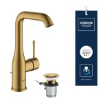 GROHE - Essence Umyvadlová baterie s výpustí, kartáčovaný Cool Sunrise 32628GN1