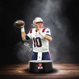 Cedule New England Patriots NFL Mac Jones NFLPA LED-Leuchtschild