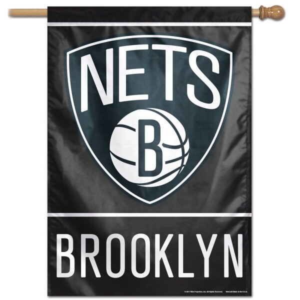 Vlajka Brooklyn Nets NBA Vertical