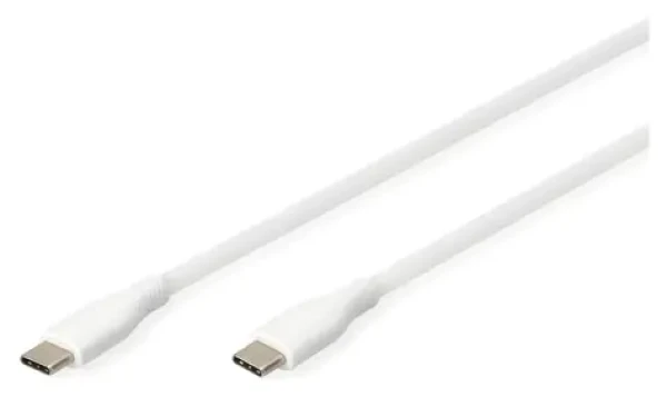 Digitus / USB-C kabel / silikonový / 2 m / bílá (AK-300341-020-W)