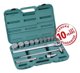 Gola sada 3/4", 14 dílů, plastový kufr, FESTA by HONITON