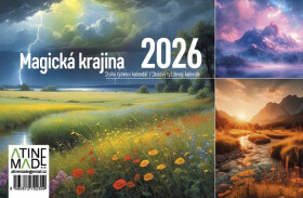 Kalendář 2026 Magická krajina, stolní, týdenní, 15 x 22,5 cm