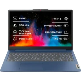 Lenovo IdeaPad Slim 3 15ABR8 modrá / 15.6" FHD / AMD Ryzen 5 5625U 2.3GHz / 8GB / 512GB SSD / AMD Radeon / W11H (198158740968)