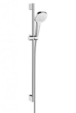 HANSGROHE - Croma Select E Sprchová souprava Vario EcoSmart 9l/min 0,90m, bílá/chrom 26593400