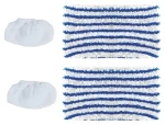 Polti Sada hadříků a froté návleků pro Vaporetto 3 CLEAN / Příslušenství pro parní mop / mikrovlákno / 4 ks