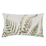 Chic Antique Povlak na polštář Aix Floral Off white 30 × 50 cm, zelená barva, textil