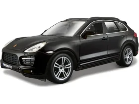 Bburago Plus Porsche Cayenne Turbo / měřítko 1:24 / od 3 let / černá (BB18 21056B)