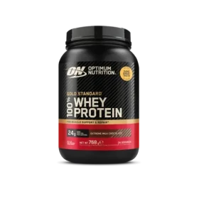 100% Whey Gold Standard - Optimum Nutrition (mimořádně mléčná čokoláda, 768 g) (4248-110-768g-extrememilkchocolate)