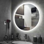 Tutumi - Zrcadlo LED BLUETOOTH FFJ 60cm HOM-06501