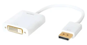 LogiLink CV0058B bílá / Redukce DisplayPort - DVI / 1920 x 1080 px / 0,15 m (CV0058B)