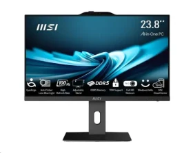 MSI PRO AP242P 14M-1090XEU černá / All-in-one počítač / 23,8" FHD / Intel Core i3-14100 / 16GB DDR5 / 512GB SSD / bez OS (PRO AP242P 14M-1090XEU)