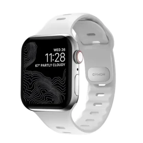 Nomad Sport Slim řemínek pro Apple Watch 7 (45 44 42 mm) M-L bílá (NM01147985)