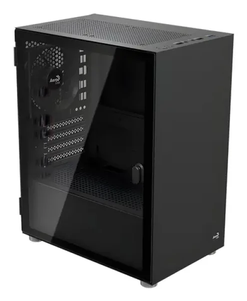 Aerocool CS-111-G-BK-v1 černá / PC skříň / Mini Tower / Micro ATX / Mini-ITX / 2x USB 2.0 / 1x USB 3.2 Gen 1 (ACCS-PC19013.11)
