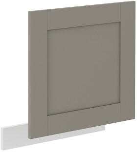 Dvířka na vestavnou myčku nádobí Luna ZM 570x596 Barva korpusu: Bílá, Barva dvířek: Clay Grey