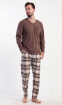 Pánské pyžamo dlouhé Paul tmavě šedá M