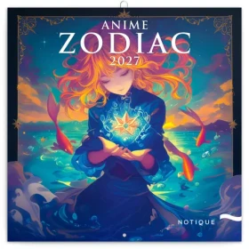 NOTIQUE Anime Zodiac 2027 / Poznámkový kalendář / 30 x 30 cm