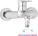 JB Sanitary Vanová nástěnná baterie MIRAM, rozteč 150 mm, bez příslušenství M10 50 00