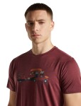 ICEBREAKER Mens Merino 150 Tech Lite SS Tee Transportage, Port (vzorek) velikost: M