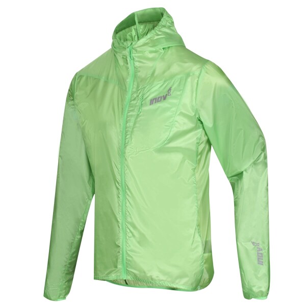 Běžecká bunda INOV-8 WINDSHELL FZ zelená Velikost textilu: