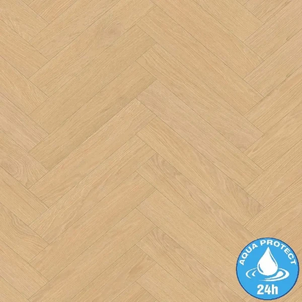 Laminátová podlaha vodeodolná Dub Natural Darcy 8mm AC5 Herringbone K843