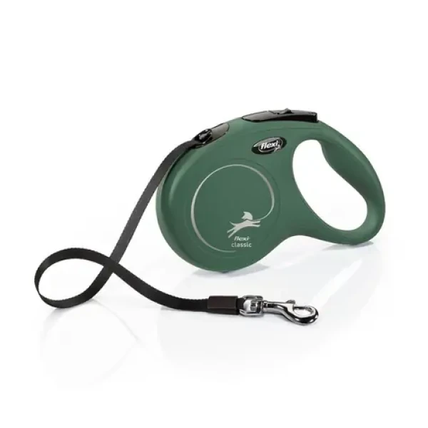 Flexi Classic M pásek 5m olivově zelené / Vodítko (FX-32244)