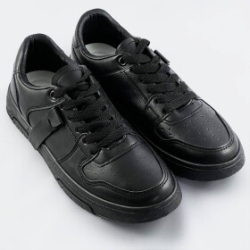 Černé dámské šněrovací tenisky sneakers (21-Q22) černá XL (42)