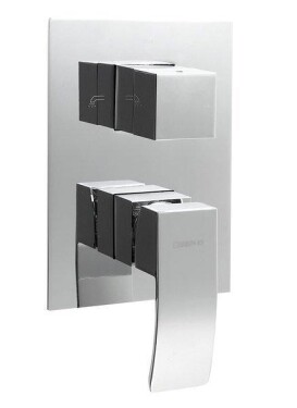 SAPHO - GINKO podomítková sprchová baterie, 3 výstupy, chrom 1101-44