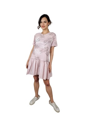 HOSH Šaty Esme Velikost: UNI, Barva: Starorůžová