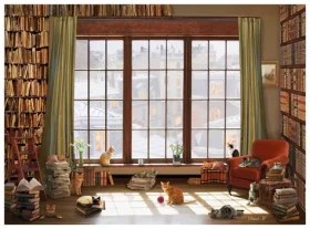 ANATOLIAN Puzzle Kočky u okna