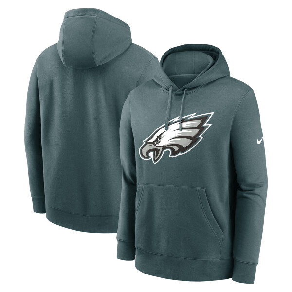 Pánská mikina Philadelphia Eagles NFL Nike Club Logo Hoodie Velikost: 3XL