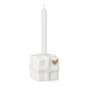 Räder Porcelánový svícen Gift, bílá barva, porcelán