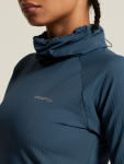 Běžecká mikina CRAFT Gain Thermal Funnelneck - modrá Velikost textilu: XL