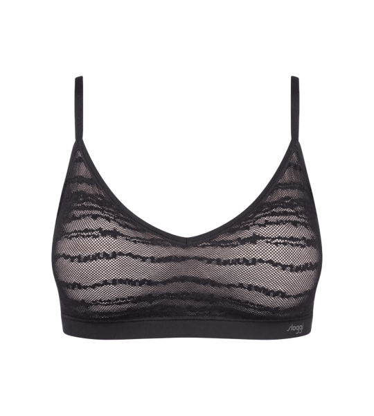 Sloggi FREE Evolve PU Lace - BLACK - SLOGGI BLACK - SLOGGI BLACK 01