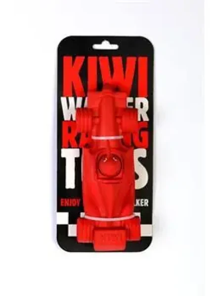 KIWI WALKER Latexová hračka pískací Formula červená / Hračka pro psy / 19 cm (LTX-020)