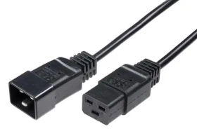 MicroConnect Prodlužovací kabel C19 - C20 1m černá (PE141510)