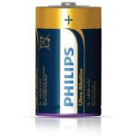 Philips baterie D Ultra Alkaline - 2ks (LR20E2B/10)