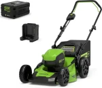 Greenworks GD60LM46HPK4 / Aku sekačka na trávu / 60V / Šířka záběru 46 cm / 1x Aku 4 Ah + nabíječka (GR2502807UB)