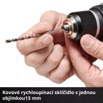 Aku vrtací šroubovák Einhell TP-CD 18/60 Li BL-Solo 4514210
