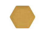 Čalouněný nástěnný panel Riwiera, Hexagon 6×15 cm (hořčicová, kód barvy 41)