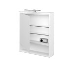 Dřevojas - Jednodveřová galerka FOCUS GAOE 60 - N01 Bílá lesk / Pravé 283407P