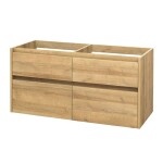 Mereo Opto, koupelnová skříňka 120 cm, dub Riviera CN923SN