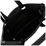 Trendy dámská koženková kabelka na rameno Priscila, černá