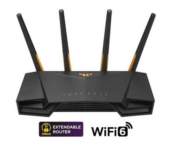 ASUS TUF-AX3000 V2 (AX3000) WiFi 6 Extendable Gaming Router, 2.5G port, AiMesh, 4G/5G Mobile Tethering EDF_151698