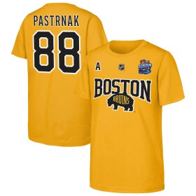 Fanatics Dětské tričko David Pastrnak #88 Boston Bruins NHL 2026 Stadium Series Alternate Captain Youth
