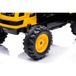 Mamido Dětský elektrický traktor s lopatou žlutý