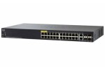 Cisco Small Business SG350-28MP / 24 x 10/100/1000 (PoE+) + 2 x gigabitů SFP + 2 x kombinace Gigabit SFP (SG350-28MP-K9-EU)