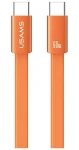 USAMS U96 kabel USB-C - USB-C oranžová / Datový kabel / 60W / 1,2 m (SJ783USB02)